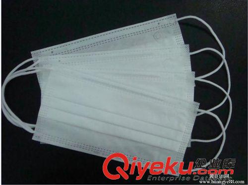 一次性用品系列 廠家現貨供應；綠色無紡布三層口罩 一次性口罩 防塵口罩原始圖片2