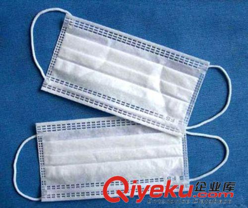 一次性用品系列 廠家現貨供應；綠色無紡布三層口罩 一次性口罩 防塵口罩