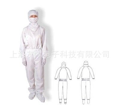 防靜電服裝 廠家供應防靜電工作服連體服潔凈服成人連體服無塵服無塵衣防靜電原始圖片2