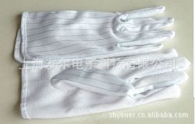 手套 供應(yīng)批發(fā)防靜電手套全棉點(diǎn)塑手套防靜電雙面防靜電手套防護(hù)手套原始圖片3