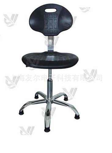 防靜電工作椅 供應(yīng)PU發(fā)泡防靜電椅防靜電高臺椅工作椅拉手椅黑色椅無塵靠背椅