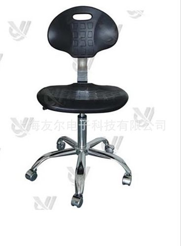 防靜電工作椅 供應(yīng)PU發(fā)泡防靜電椅防靜電高臺椅工作椅拉手椅黑色椅無塵靠背椅
