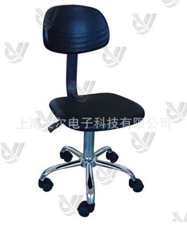 防靜電工作椅 供應(yīng)黑色發(fā)泡高臺靠背工作椅帶腳踏圈轉(zhuǎn)椅防靜電黑色無塵椅圓座椅