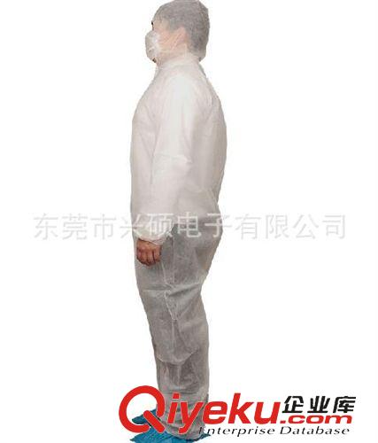 防靜電服 一次性無(wú)紡布連體服一次性衣服 潔凈防護(hù)無(wú)紡布工作服 參觀無(wú)塵服原始圖片2