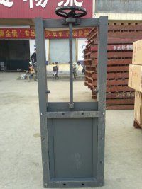 手動閥 供應300*300方圓口電手動閘板閥原始圖片3