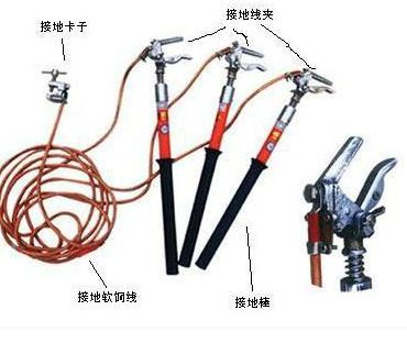 短路接地線系列 JDX-10KV系列攜帶型短路接地線/高壓短路接地線/接地線/接地棒