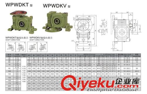 WPW系列单级减速机 厂家直销  质量安全稳定WPWDKT蜗轮蜗杆减速机