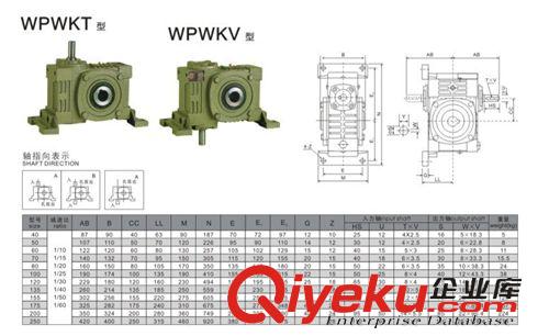 WPW系列单级减速机 厂家直销 型号规格齐全WPWKV蜗轮蜗杆减速机