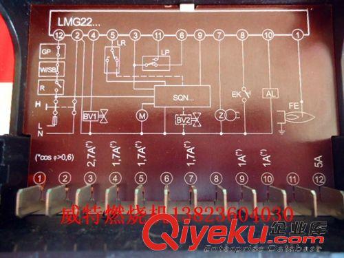 品牌配件分类 燃烧机配件气机程控器德国西门子L M G 22.330B27