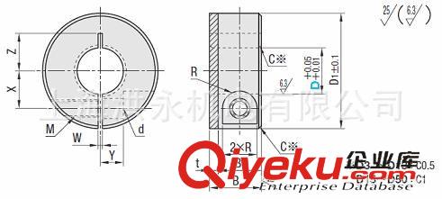 固定环 厂家推广直销高品质cdj铝合金开口型固定环