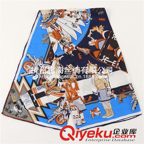 熱銷推薦 熱銷新款清爽裸色馬蹄蓮百合花光澤順滑手工卷邊 gd真絲絲巾