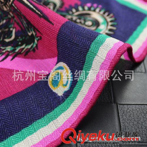 gd羊絨羊毛圍巾 明星同款萬圣節(jié)羊絨大方巾真絲羊毛圍巾女秋冬保曖披肩現(xiàn)貨批發(fā)原始圖片3