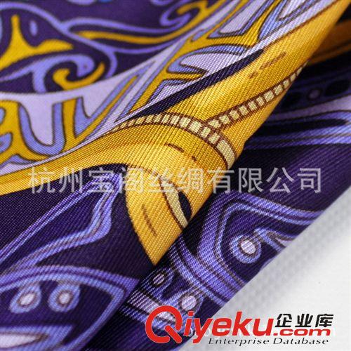 按尺寸規格分 法國設計 gd精品一千零一夜重磅斜紋真絲大方巾圍巾披肩批發原始圖片2
