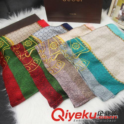 絲巾按價格區(qū) 絲巾歐美dp真絲圍巾 女士秋冬外貿(mào)保暖時尚桑蠶絲印花絲巾批發(fā)原始圖片3