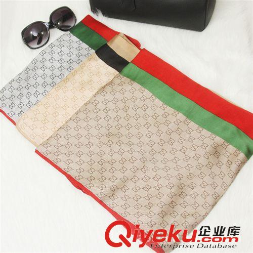 絲巾系列 絲巾 真絲女士歐美dp桑蠶絲時尚圍巾 外貿gd品牌絲巾廠家批發原始圖片2