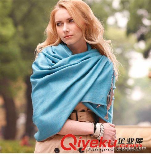 lynn_eee絲巾圍巾披肩 【質檢】韓版秋冬女爆款 長款雙面雙色兩用女絲巾空調圍巾披肩原始圖片2