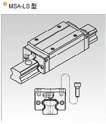 重負荷型直線導軌 tj批發(fā)銀泰PMI高組裝加長四方滑塊_MSA20LSSSFCN