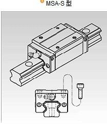 重負荷型直線導軌 tj批發(fā)銀泰PMI高組裝加長四方滑塊_MSA20LSSSFCN