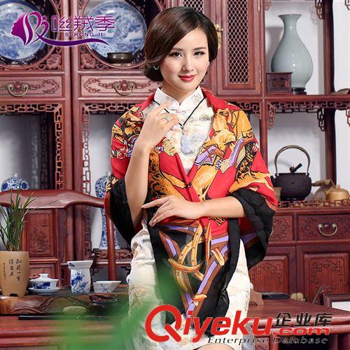 gd禮品系列 咝羢季 經典奢華dp絲巾 新款馬車鏈條印花圍巾 秋冬 女士披肩原始圖片3