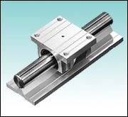 圓棒導軌 光軸 支持座 圓棒導軌 SBR16S4-550L 經濟型導軌  圓柱導軌  帶滑塊-總代理