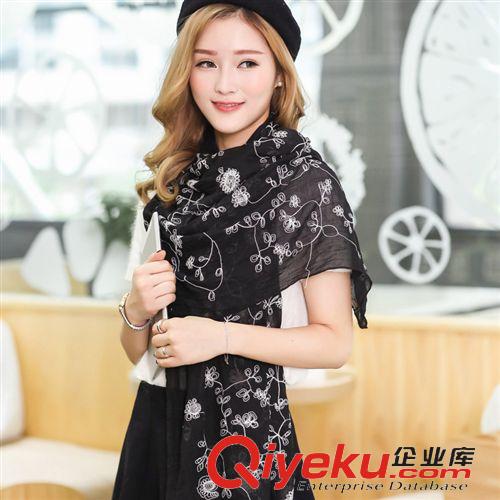 時尚款圍巾 2014年秋冬超長棉質(zhì)雙面印花大象圖案女圍巾 許晴花兒與少年同款