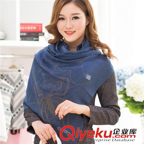 時尚款圍巾 2014新款雪紡女士圍巾韓國版春秋冬季OL百搭絲巾保暖印花大披肩原始圖片2