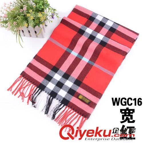 毛線圍巾 廠家批發 韓版秋冬新 男女情侶仿羊絨保暖圍巾 蘇格蘭格子大披肩原始圖片3