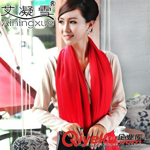 圍巾按價格分  廠家批發 韓版Pashmina仿羊絨女款秋冬長圍巾 韓國大披肩 40色