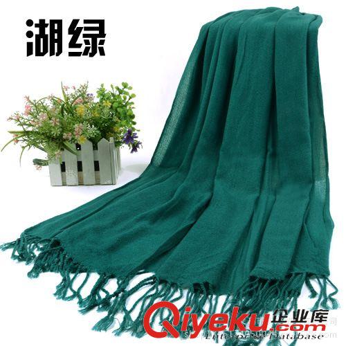 圍巾按價格分  廠家批發 韓版Pashmina仿羊絨女款秋冬長圍巾 韓國大披肩 40色原始圖片3