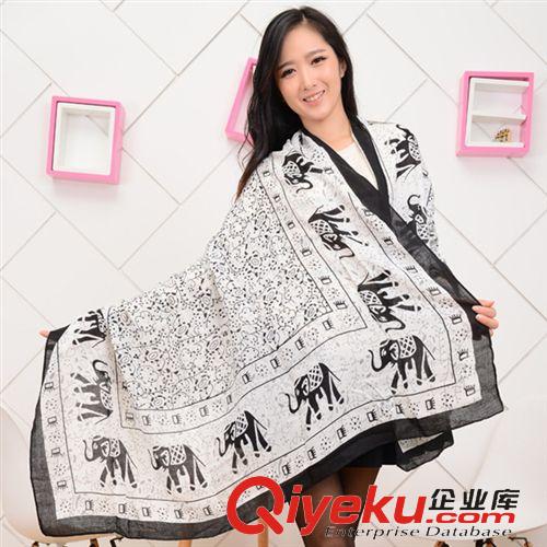 秋冬新品 秋冬圍巾 WJ0050 特厚許晴同款 明星圍巾 大象超大圍巾兩用披肩原始圖片3