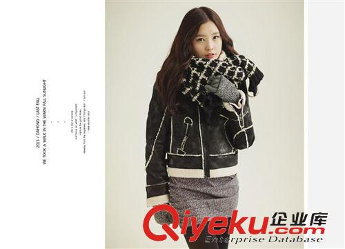 秋冬新品 2013韓版英倫復(fù)古方格網(wǎng)狀毛線圍巾 情侶款彩色格子百搭保暖圍巾原始圖片3