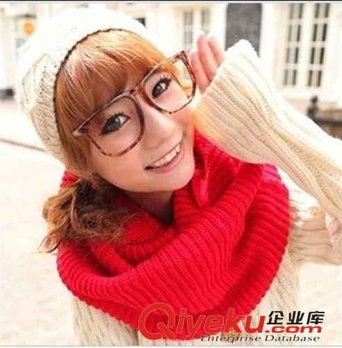 毛線圍巾 2014秋冬季新款加厚保暖毛線圍巾杉杉來了趙麗穎同款廠家直銷批發(fā)