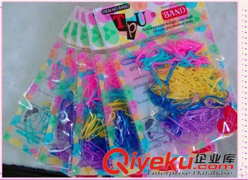 頭飾品 韓式發飾頭飾一次性多次性扎頭皮筋頭繩 袋裝小皮筋 2元店飾品