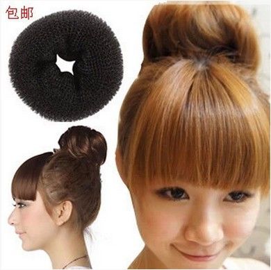 頭飾品 女人我{zd0}盤發器工具 日系丸子頭花苞頭美發工具甜甜圈