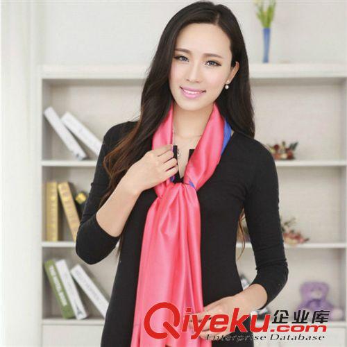2014年女款絲巾 義烏春秋季歐美真絲小馬圍巾女款渡假沙灘女新款圍脖外貿(mào)攤貨批發(fā)原始圖片3