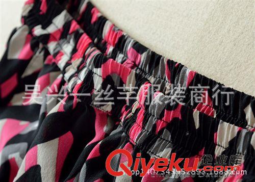 真絲爆款春夏裝 2015春夏新款真絲長褲子女士寬松印花桑蠶絲歐美風(fēng)氣質(zhì)優(yōu)雅重磅原始圖片2