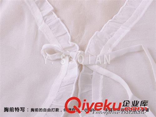 真絲區(qū)－夏日迷情 夏季新款真絲小坎肩蠶絲喬其短袖女輕薄款{bfb}桑蠶絲黑色白色原始圖片2