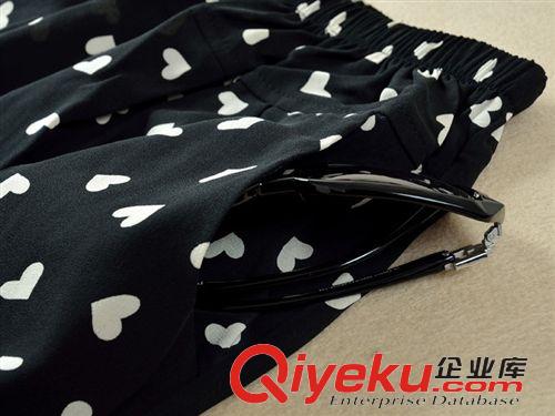 真絲區(qū)－夏日迷情 秋裝波點真絲九分休閑褲 女 修身顯瘦哈倫褲 {bfb}桑蠶絲原始圖片3