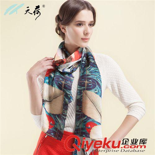 規(guī)格 杭州絲巾 {bfb}真絲 zp gd印花絲巾 四季披肩 廠家直銷新品原始圖片3
