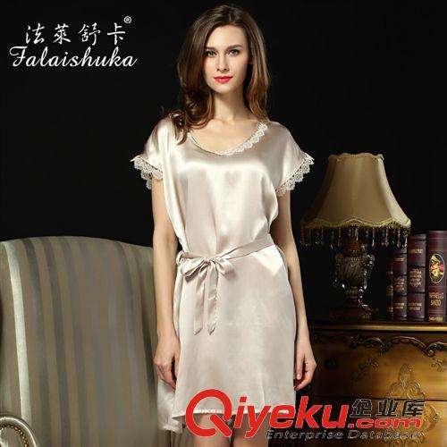 真絲睡衣 專柜zp {bfb}桑蠶絲女士夏季性感吊帶真絲睡衣 一件代發 D1169