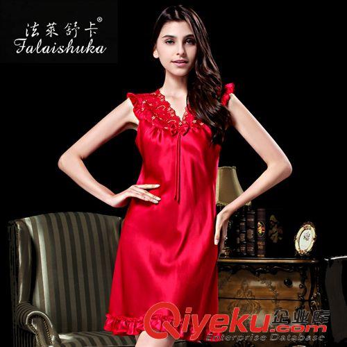 真絲睡衣 工廠直銷 真絲睡袍兩件套 結(jié)婚絲綢睡衣女家居服 專柜zp S811