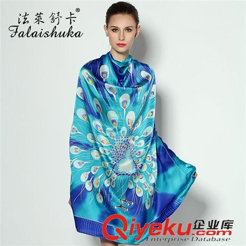 真絲大方巾 2014新款dp冬真絲大方巾gd真絲絲巾桑蠶絲圍巾披肩兩用 F503