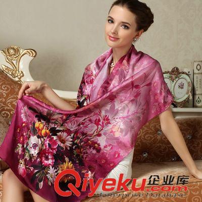 真絲長巾 工廠直批 {bfb}桑蠶絲絲巾長巾 女士真絲圍巾gd絲綢披肩定制禮品
