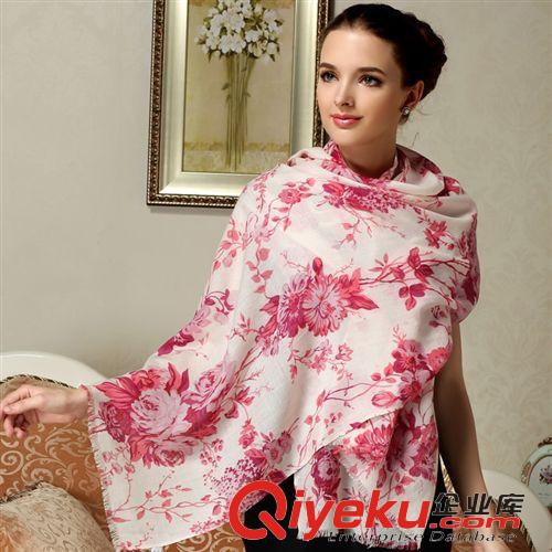 羊毛圍巾 zp批發 2014秋冬款{bfb}羊毛大披肩兩用超長女士圍巾 FW100