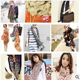 淘寶熱賣 2014淘寶爆款 秋冬新款 巴厘紗印花圍巾批發 女士精品圍巾