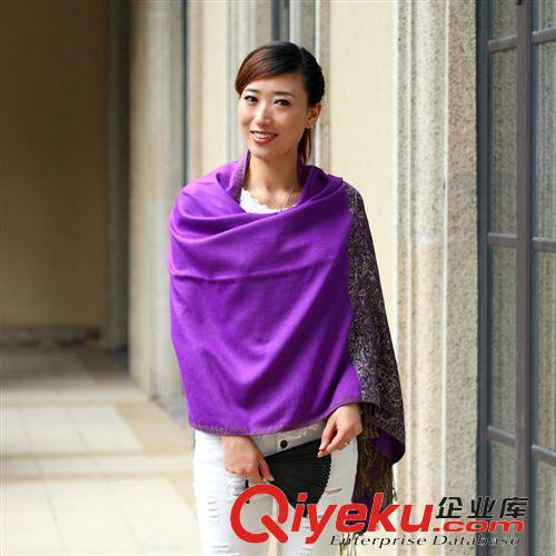 圖案內(nèi)容 菩提葉cj棉空調(diào)披肩 尼泊爾麗江民族風 提花民族風SG002原始圖片2
