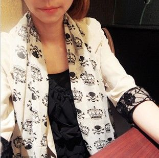 按人群來分 廠家直銷,圍巾批發(fā)，超大規(guī)格2014夏季時尚爆款雪紡圍巾 絲巾原始圖片3