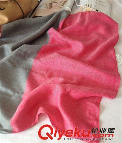 14年10月10日新款 外貿(mào)出口 全棉環(huán)保百搭兒童圍脖紅灰拼接男女童拼接圍脖巾原始圖片2