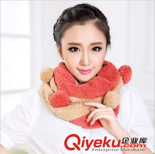 秋冬季圍巾 韓國時尚新款羊絨圍巾女士秋冬dp超長披肩加厚圍脖 圍巾批發