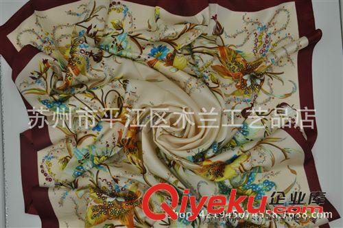 仿絲  大方巾 蘇州絲綢 仿真絲大方巾 小碎花 絲綢圍巾  廠家直銷批發